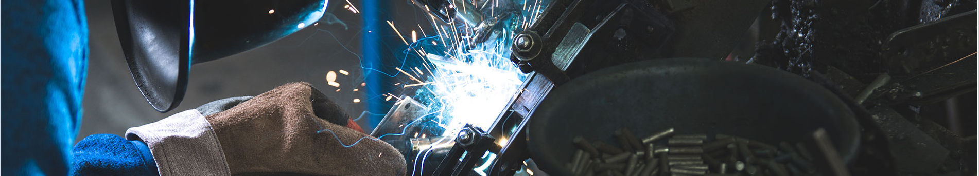 close up photograph of a welding torch in use